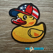 On A Whim Hats USA Jeep Duck Iron-On Patch