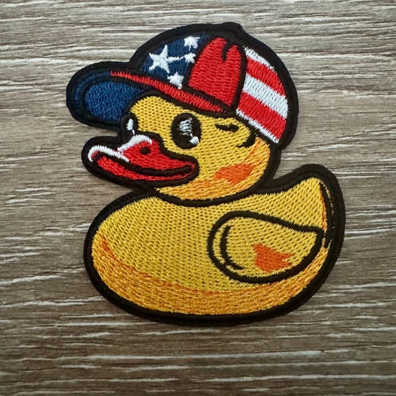 On A Whim Hats USA Jeep Duck Iron-On Patch