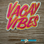 On A Whim Hats Vacay Vibes Iron-On Patch