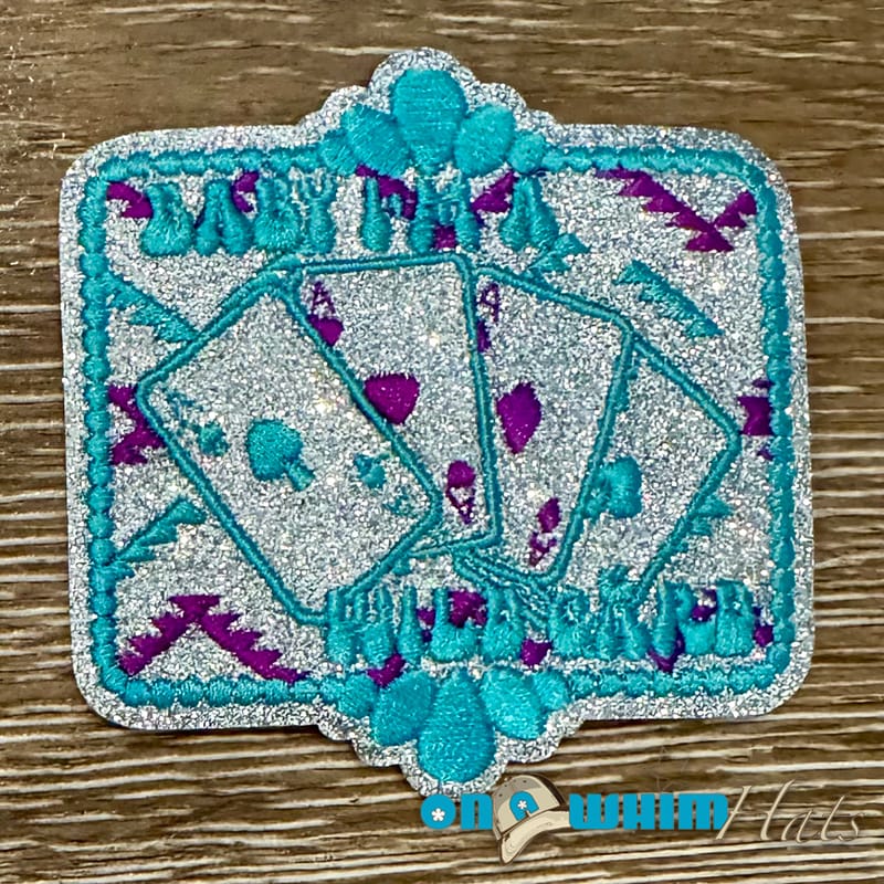 On A Whim Hats Vegas Sparkly Patch