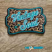 On A Whim Hats Vintage Soul Iron-On Patch