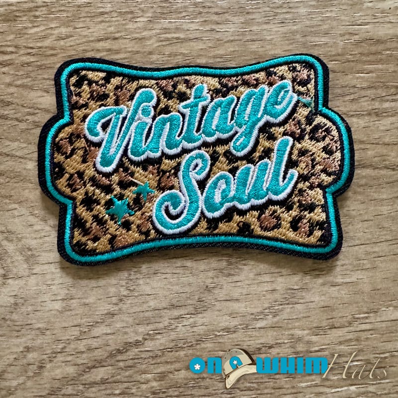 On A Whim Hats Vintage Soul Iron-On Patch