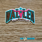 On A Whim Hats Wallen Iron-On Patch