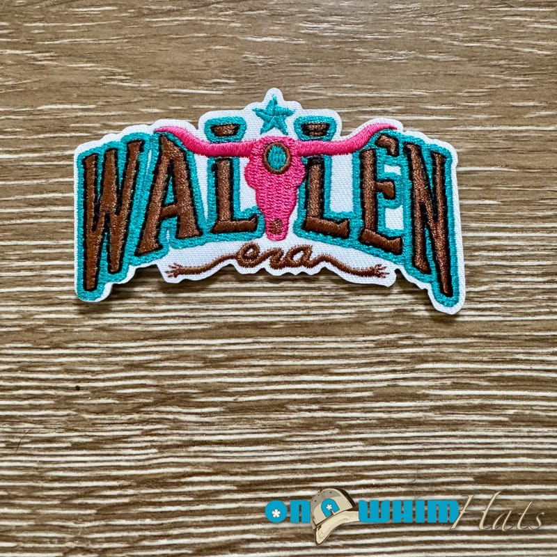 On A Whim Hats Wallen Iron-On Patch