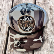 On A Whim Hats Wasted On You Handmade Trucker Hat