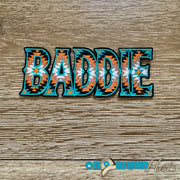 On A Whim Hats Western Baddie Iron-On Patch