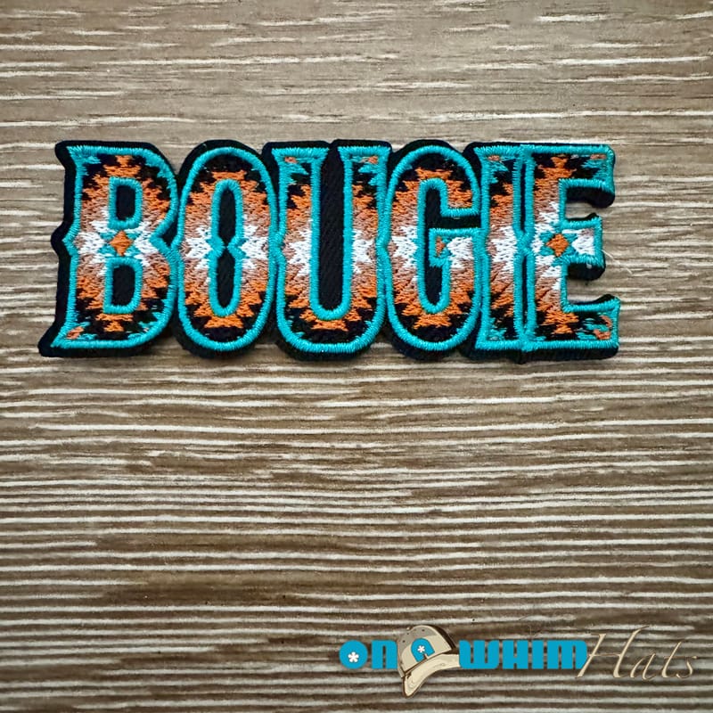 On A Whim Hats Western Boujee Iron-On Patch