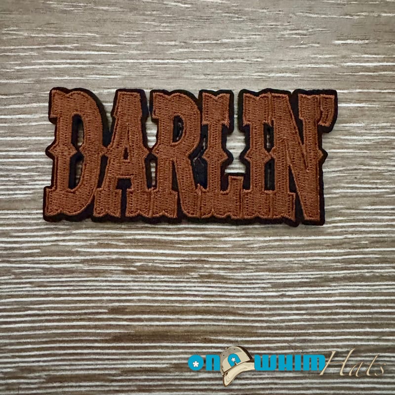 On A Whim Hats Western Darlin' Iron-On Patch