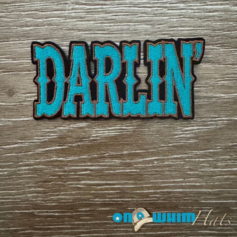 On A Whim Hats Western Darlin' Iron-On Patch