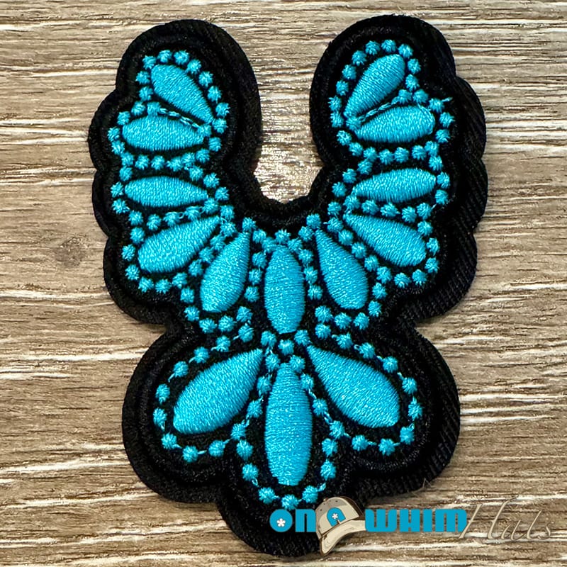 On A Whim Hats Western Embroidered Patch