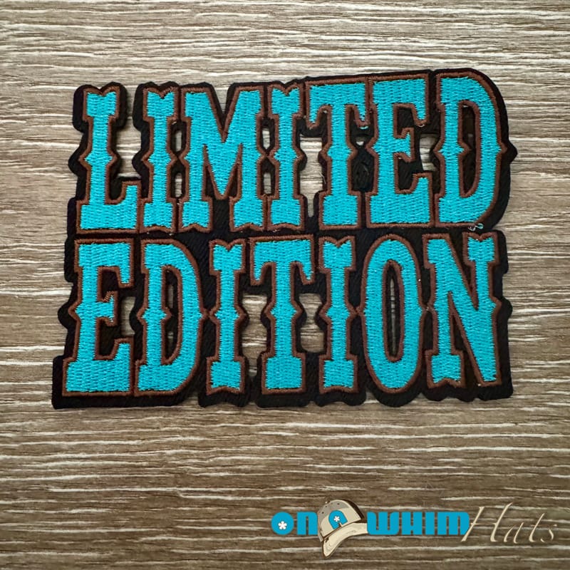 On A Whim Hats Western Limited Edition Iron-On Patch
