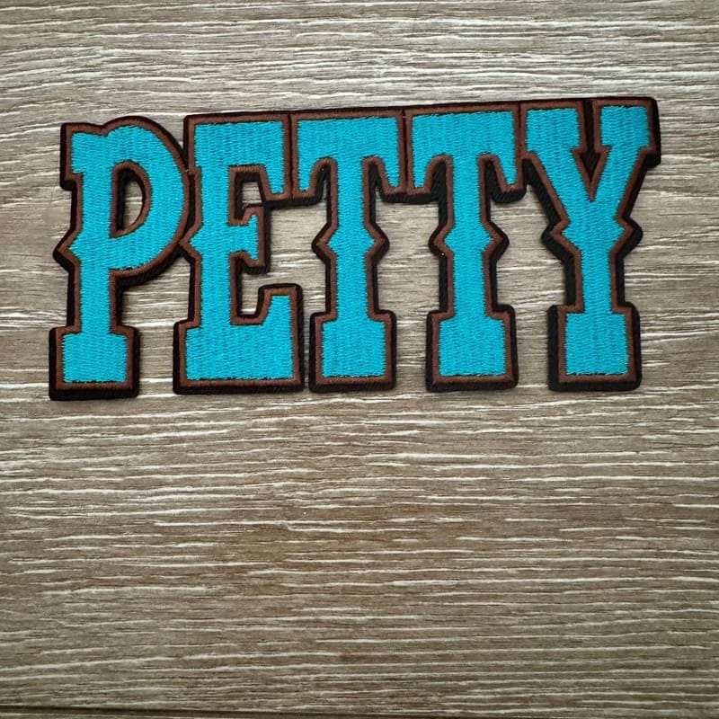 On A Whim Hats Western Petty Iron-On Patch