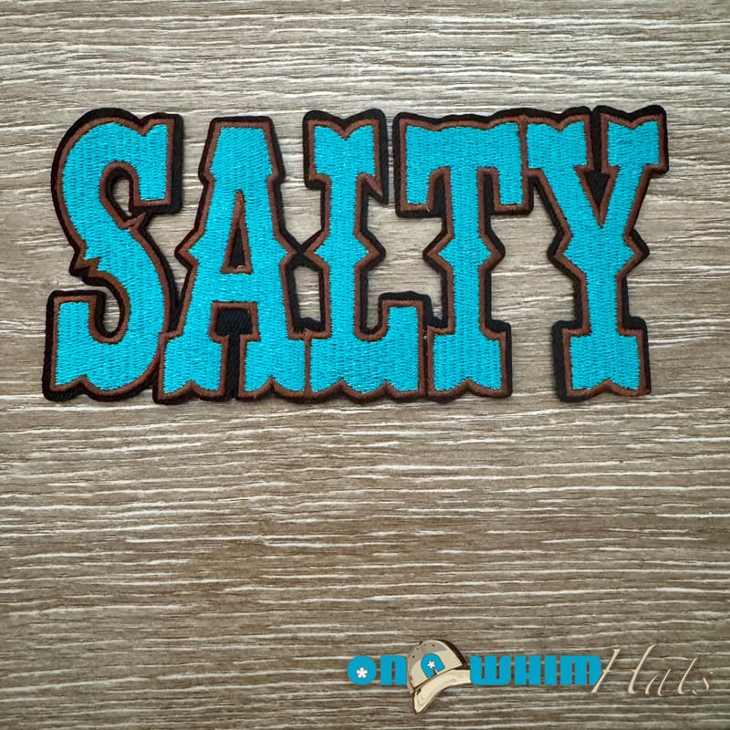 On A Whim Hats Western Salty Iron-On Patch