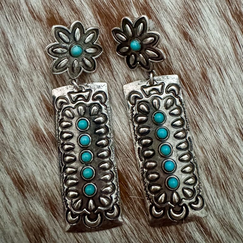 On A Whim Hats Wild Flower Earrings