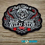 On A Whim Hats Wild Side Iron-On Patch
