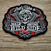 On A Whim Hats Wild Side Iron-On Patch
