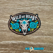 On A Whim Hats Wild Steer Iron-On Patch