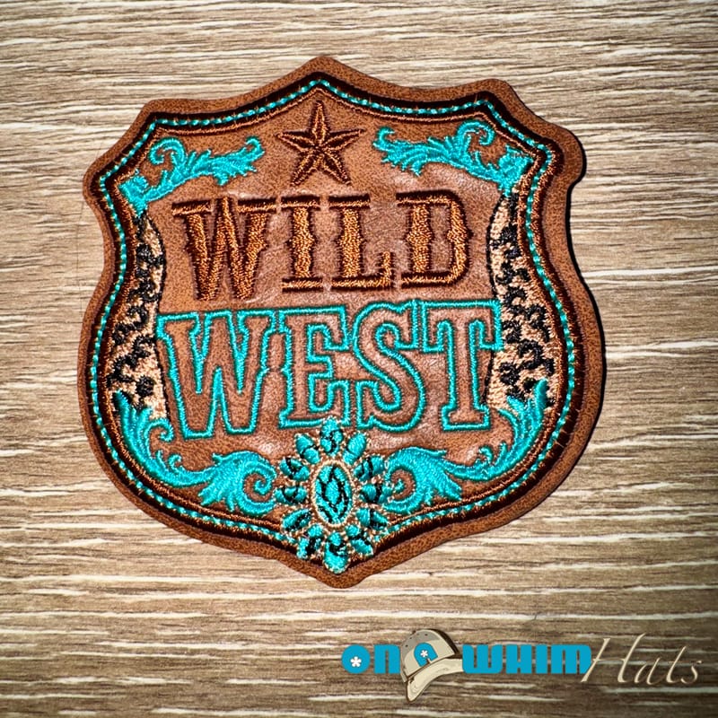 On A Whim Hats Wild West Iron-On Patch