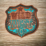 On A Whim Hats Wild West Iron-On Patch