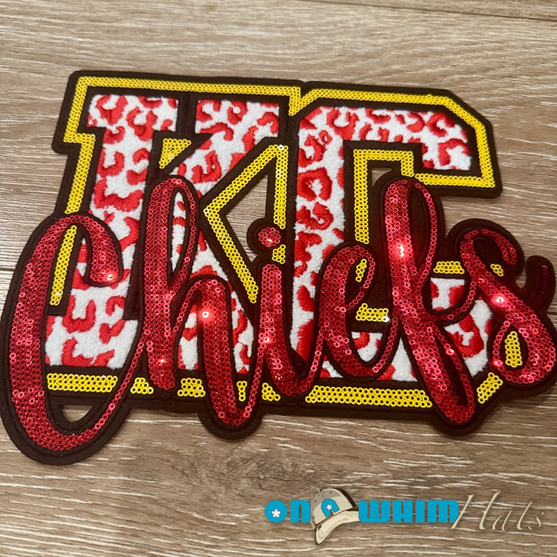 On A Whim Hats X-L Chiefs Heat Transfer