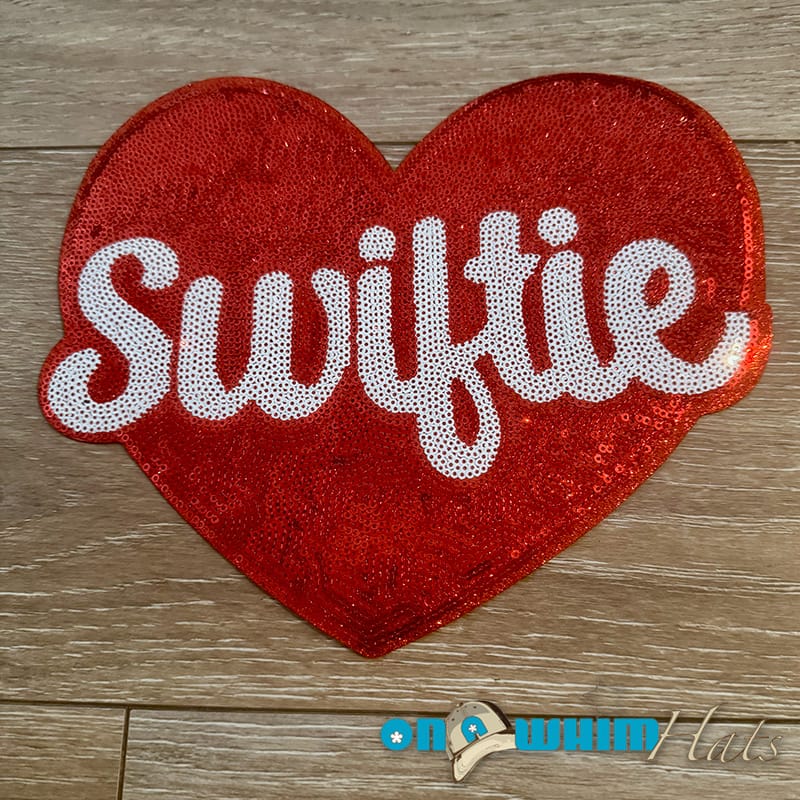 On A Whim Hats XL Swift Iron-On Patch (shirt size)