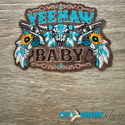 On A Whim Hats Yeehaw Baby Iron-On Patch