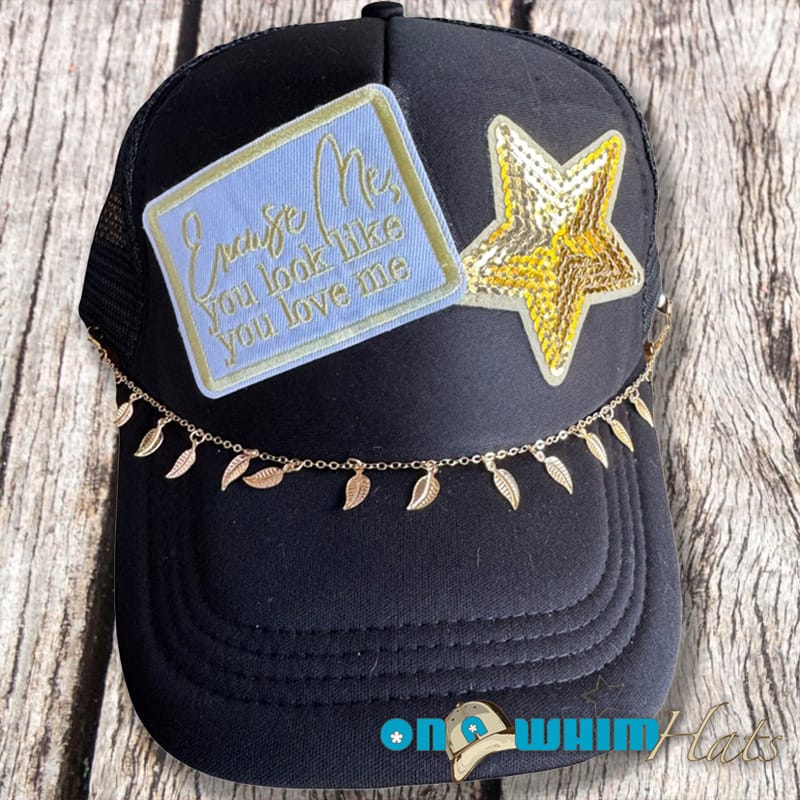 On a whim Hats You Look Like You Love Me - Black