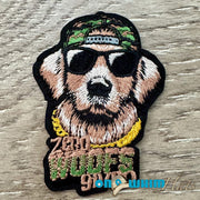 On A Whim Hats Zero Woofs Given Iron-On Patch