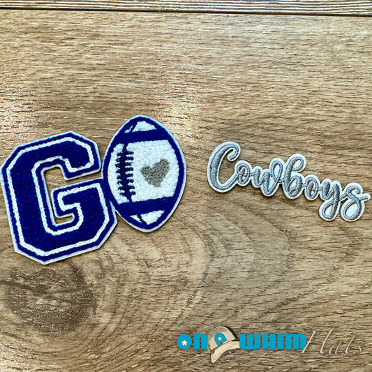 Go Dallas Cowboys Iron-On Patch Set