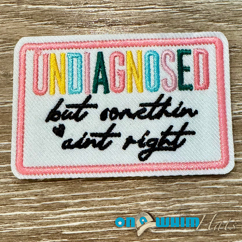Undiagnosed Embroidered Iron-On Patch